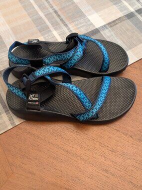 Chacos 1 Strap Adjustable Strap Classic Sandals (Blue Print)